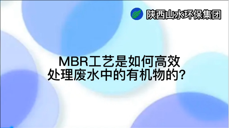 MBR工藝是如何高效處理廢水中的有機物的？